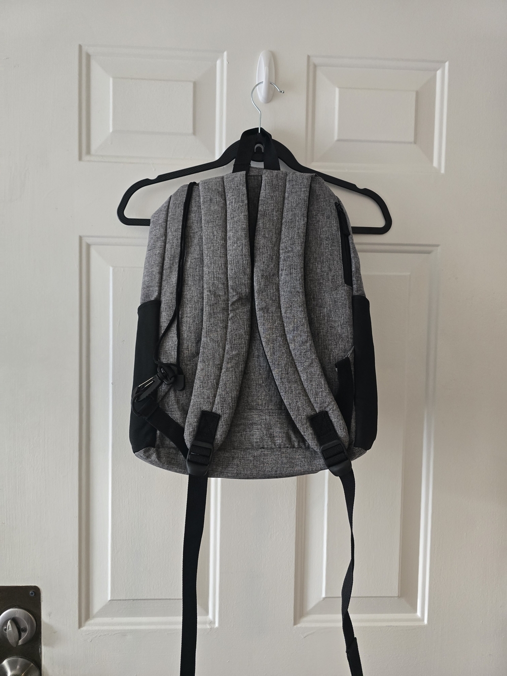 Drawstring Backpack Heathered Gray - Picture 6 of 9